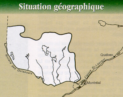 Carte Situation gographique de l'Outaouais